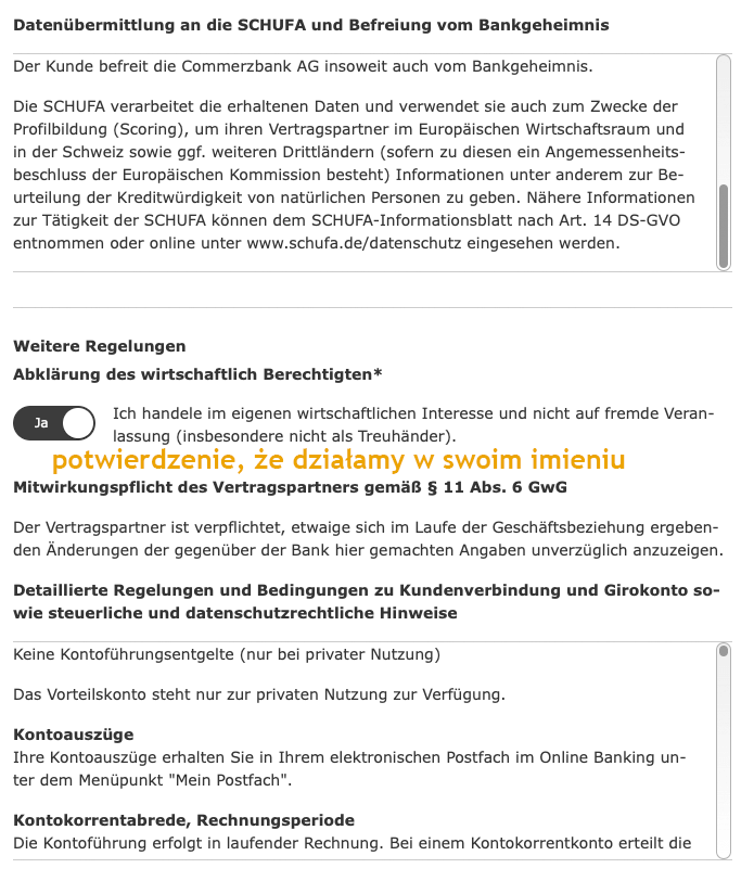 Konto w Commerzbanku krok po kroku Konto w Commerzbanku krok po kroku