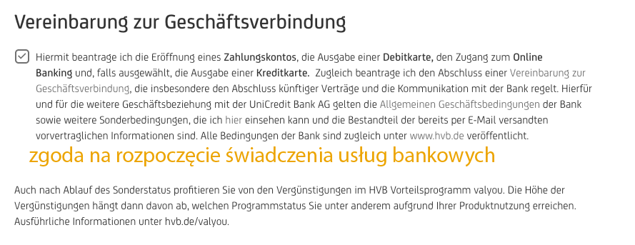 Hypovereinsbank jak otworzyć konto przez internet Hypovereinsbank jak otworzyć konto