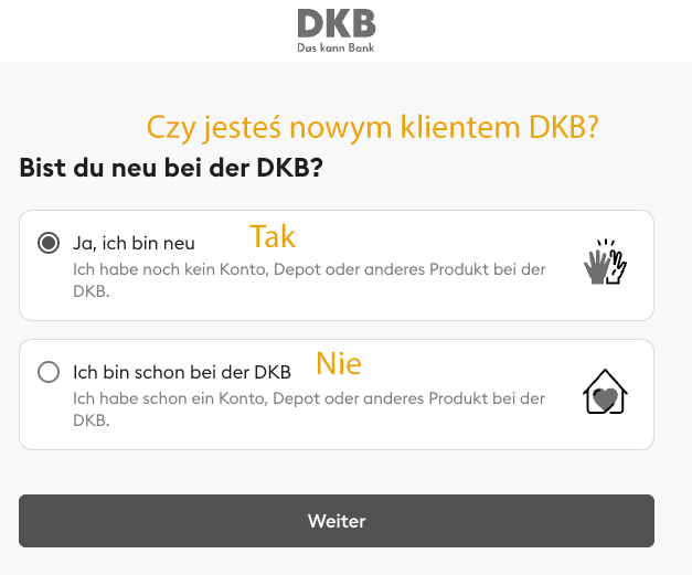 Otwarcie konta DKB przez internet Otwarcie konta DKB przez internet