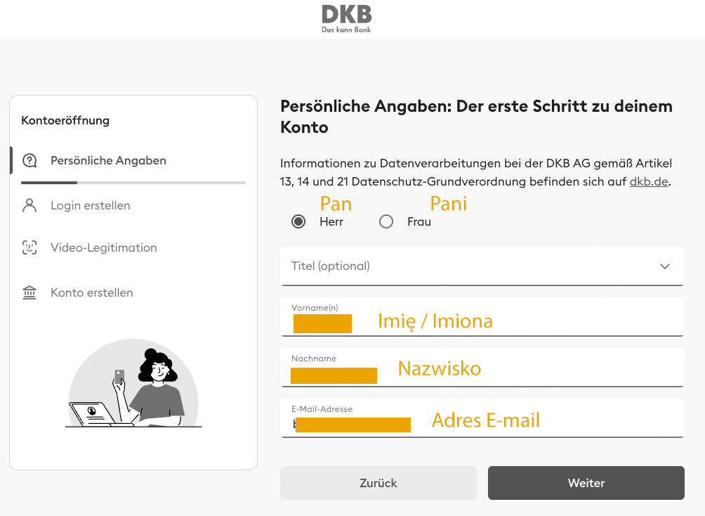 Jak otworzyć konto DKB przez internet Jak otworzyć konto DKB w Niemczech